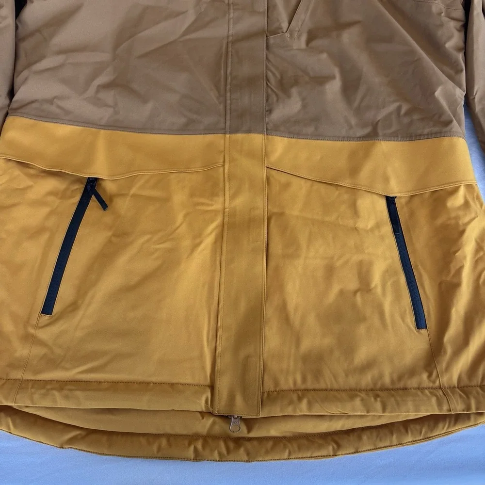 Boulder Gear Mens Incline Insulated Ski Jacket XL Brown Mustard